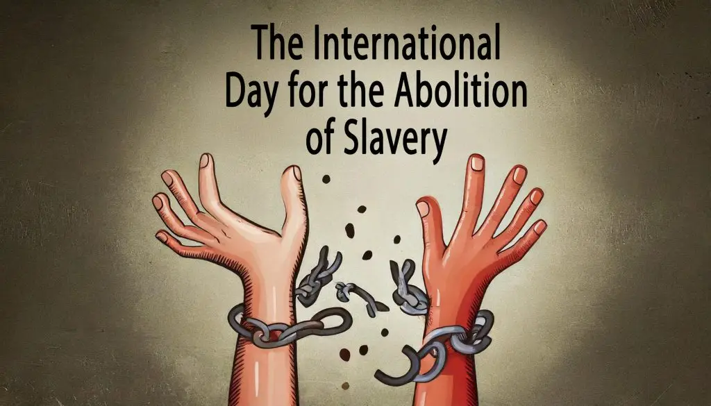 The International Day for the Abolition of Slavery